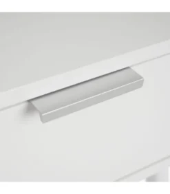 Wadiga Tables De Chevet Table De Chevet En Bois Blanc 1 Tiroir -SURMATELAS Soldes table de chevet en bois blanc 1 tiroir 2
