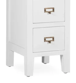 MOYCOR Tables De Chevet Table De Chevet En Bois Blanc L 30 Cm -SURMATELAS Soldes table de chevet en bois blanc l 30 cm 2