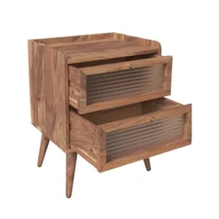 Rendez Vous Déco Tables De Chevet Table De Chevet En Bois D'acacia 2 Tiroirs 13 Rendez Vous Déco Tables De Chevet Table De Chevet En Bois D'acacia 2 Tiroirs -SURMATELAS Soldes table de chevet en bois d acacia 2 tiroirs 5
