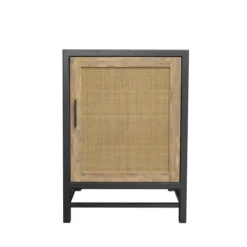 Rendez Vous Déco Tables De Chevet Table De Chevet En Bois De Manguier Et Cannage