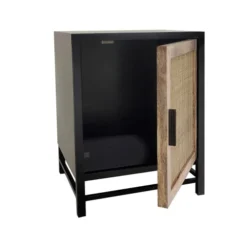 Rendez Vous Déco Tables De Chevet Table De Chevet En Bois De Manguier Et Cannage 12 Rendez Vous Déco Tables De Chevet Table De Chevet En Bois De Manguier Et Cannage -SURMATELAS Soldes table de chevet en bois de manguier et cannage 4