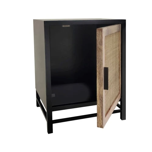 Rendez Vous Déco Tables De Chevet Table De Chevet En Bois De Manguier Et Cannage 7 Rendez Vous Déco Tables De Chevet Table De Chevet En Bois De Manguier Et Cannage – Image 5