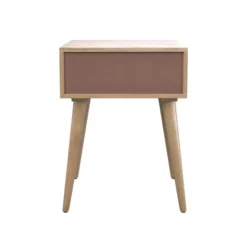 Rendez Vous Déco Tables De Chevet Table De Chevet En Bois De Manguier Gravé 1 Tiroir -SURMATELAS Soldes table de chevet en bois de manguier grave 1 tiroir 4