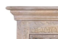 GINER Y COLOMER Tables De Chevet Table De Chevet En Bois De Manguier Naturel Avec Détails En Bronze -SURMATELAS Soldes table de chevet en bois de manguier naturel avec details en bronze 2