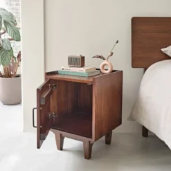 Bois Dessus Bois Dessous Tables De Chevet Table De Chevet En Bois De Mindy -SURMATELAS Soldes table de chevet en bois de mindy 2