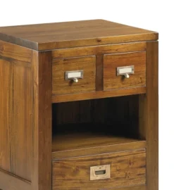 MOYCOR Tables De Chevet Table De Chevet En Bois Marron L 45 Cm -SURMATELAS Soldes table de chevet en bois marron l 45 cm 4