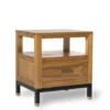 MOYCOR Tables De Chevet Table De Chevet En Bois Marron L 50 Cm -SURMATELAS Soldes table de chevet en bois marron l 50 cm 3