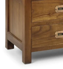 MOYCOR Tables De Chevet Table De Chevet En Bois Marron L50 -SURMATELAS Soldes table de chevet en bois marron l50 2