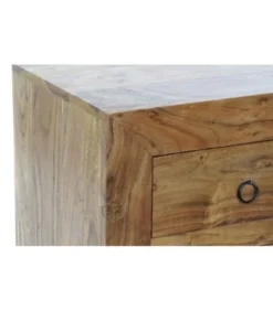 Wadiga Tables De Chevet Table De Chevet En Bois Massif D'acacia 3 Tiroirs -SURMATELAS Soldes table de chevet en bois massif d acacia 3 tiroirs 2