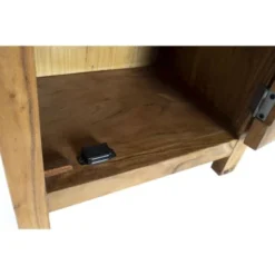 Wadiga Tables De Chevet Table De Chevet En Bois Massif D'acacia 45x31x65cm -SURMATELAS Soldes table de chevet en bois massif d acacia 45x31x65cm 2