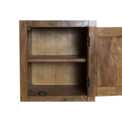 Wadiga Tables De Chevet Table De Chevet En Bois Massif D'acacia 45x31x65cm -SURMATELAS Soldes table de chevet en bois massif d acacia 45x31x65cm 3