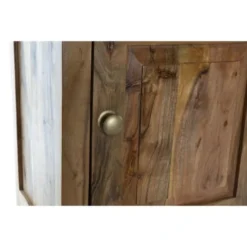 Wadiga Tables De Chevet Table De Chevet En Bois Massif D'acacia 45x31x65cm -SURMATELAS Soldes table de chevet en bois massif d acacia 45x31x65cm 4