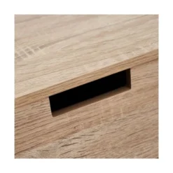 Wadiga Tables De Chevet Table De Chevet En Bois MDF Et Métal 1 Tiroir -SURMATELAS Soldes table de chevet en bois mdf et metal 1 tiroir 2