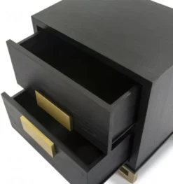 Thai Natura Tables De Chevet Table De Chevet En Bois Noir Et Doré 56x41x60 11 Thai Natura Tables De Chevet Table De Chevet En Bois Noir Et Doré 56x41x60 -SURMATELAS Soldes table de chevet en bois noir et dore 56x41x60 3