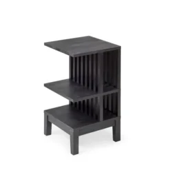 WOODEK Tables De Chevet Table De Chevet En Bouleau Noir Huilé -SURMATELAS Soldes table de chevet en bouleau noir huile 3