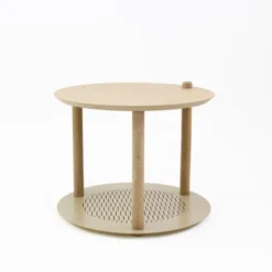 DIZY Design Tables De Chevet Good Is Beautiful Table De Chevet En Chêne Et Métal Laiton