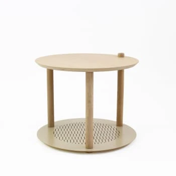 DIZY Design Tables De Chevet Table De Chevet En Chêne Et Métal Terracotta 7 DIZY Design Tables De Chevet Table De Chevet En Chêne Et Métal Terracotta – Image 5