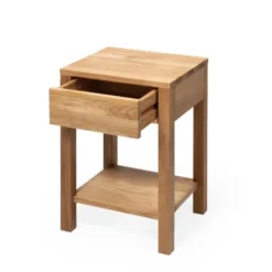 WOODEK Tables De Chevet Table De Chevet En Chêne Massif Huilé -SURMATELAS Soldes table de chevet en chene massif huile 17