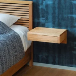 WOODEK Tables De Chevet Table De Chevet En Chêne Massif Huilé -SURMATELAS Soldes table de chevet en chene massif huile 4