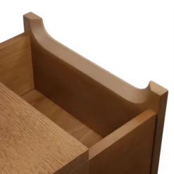 Kulile Tables De Chevet Table De Chevet En Chene Miel Rose Blush -SURMATELAS Soldes table de chevet en chene miel rose blush 4