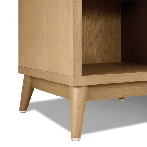 Kulile Tables De Chevet Table De Chevet En Chene Naturel Beige Havane 6 Kulile Tables De Chevet Table De Chevet En Chene Naturel Beige Havane – Image 4