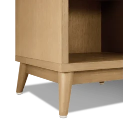 Kulile Tables De Chevet Table De Chevet En Chene Naturel Rose Blush -SURMATELAS Soldes table de chevet en chene naturel rose blush 2