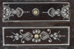 GINER Y COLOMER Tables De Chevet Table De Chevet En Manguier Noir Vieilli -SURMATELAS Soldes table de chevet en manguier noir vieilli 3