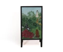 RNT By Really Nice Things Tables De Chevet Table De Chevet En Pin Massif Avec Imprimé Sauvage