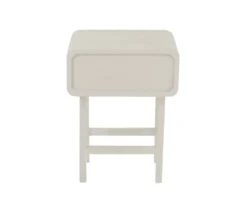 Meubles & Design Tables De Chevet Table De Chevet En Rotin Et Bois Blanc -SURMATELAS Soldes table de chevet en rotin et bois blanc 3