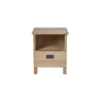 Bois Dessus Bois Dessous Tables De Chevet Table De Chevet En Teck -SURMATELAS Soldes table de chevet en teck