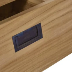 Bois Dessus Bois Dessous Tables De Chevet Table De Chevet En Teck -SURMATELAS Soldes table de chevet en teck 3