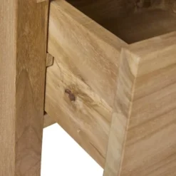 Bois Dessus Bois Dessous Tables De Chevet Table De Chevet En Teck -SURMATELAS Soldes table de chevet en teck 5