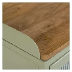 Rendez Vous Déco Tables De Chevet Table De Chevet En Verre, Métal Et Bois 1 Porte -SURMATELAS Soldes table de chevet en verre metal et bois 1 porte 3