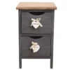 Mobili Rebecca Tables De Chevet Table De Chevet étroit Avec 2 Tiroirs En Bois Brun Et Gris 2 Mobili Rebecca Tables De Chevet Table De Chevet étroit Avec 2 Tiroirs En Bois Brun Et Gris -SURMATELAS Soldes table de chevet etroit avec 2 tiroirs en bois brun et gris