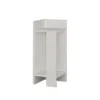 Toilinux Tables De Chevet Table De Chevet Gauche Blanc -SURMATELAS Soldes table de chevet gauche blanc 1