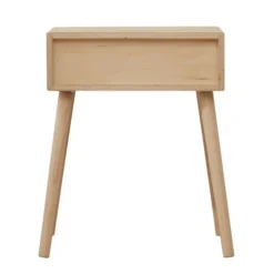 Mobili Rebecca Tables De Chevet Table De Chevet Majolique Avec 1 Tiroir Bois Marron -SURMATELAS Soldes table de chevet majolique avec 1 tiroir bois marron 5