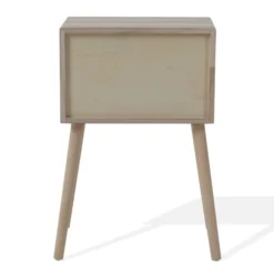 Mobili Rebecca Tables De Chevet Table De Chevet Majolique Avec 2 Tiroirs En Bois Marron -SURMATELAS Soldes table de chevet majolique avec 2 tiroirs en bois marron 5