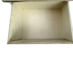 Mobili Rebecca Tables De Chevet Table De Chevet Majolique Avec 3 Tiroirs En Bois Brun Et Bleu Et Blanc -SURMATELAS Soldes table de chevet majolique avec 3 tiroirs en bois brun et bleu et blanc 5