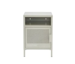 SURMATELAS Soldes 45 Pantone Tables De Chevet Table De Chevet Métal Beige Sable L40cm