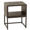 Meubles & Design Tables De Chevet Table De Chevet Moderne En Bois Foncé -SURMATELAS Soldes table de chevet moderne en bois fonce