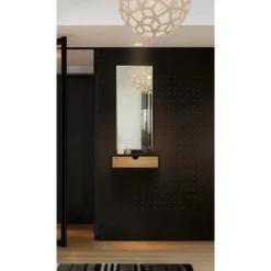 Woodman Tables De Chevet Table De Chevet Murale Noir -SURMATELAS Soldes table de chevet murale noir 3