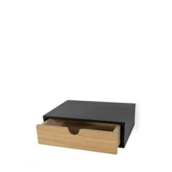 Woodman Tables De Chevet Table De Chevet Murale Noir -SURMATELAS Soldes table de chevet murale noir 5