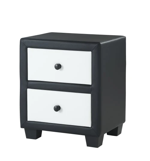 Baita Tables De Chevet Table De Chevet Noir Et Blanc L46cm 5 Baita Tables De Chevet Table De Chevet Noir Et Blanc L46cm – Image 3