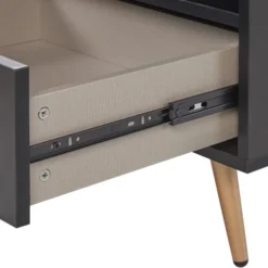 Beliani Tables De Chevet Table De Chevet Noire Et Dorée 50 X 40 Cm -SURMATELAS Soldes table de chevet noire et doree 50 x 40 cm 4