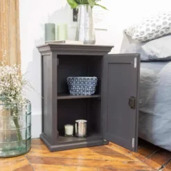 Passage Vernet Tables De Chevet Table De Chevet Parisienne En Pin Gris -SURMATELAS Soldes table de chevet parisienne en pin gris 2