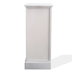 Mobili Rebecca Tables De Chevet Table De Chevet Rectangulaire Avec 3 Tiroirs En MDF Blanc -SURMATELAS Soldes table de chevet rectangulaire avec 3 tiroirs en mdf blanc 5