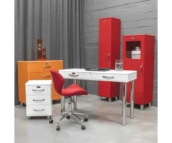 Meubles & Design Tables De Chevet Table De Chevet Style Rétro Effet Bois Blanc -SURMATELAS Soldes table de chevet style retro effet bois blanc 2