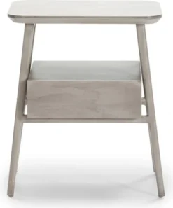 Thai Natura Tables De Chevet Table De Chevet Tradition 1 Tiroir En Bois Gris Clair -SURMATELAS Soldes table de chevet tradition 1 tiroir en bois gris clair 4