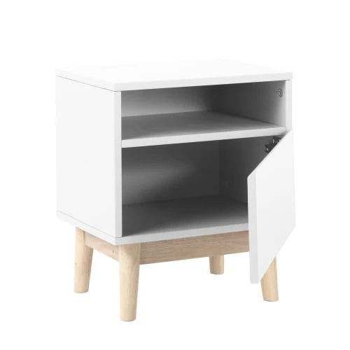 Maisons Du Monde Tables De Chevet Table De Chevet Vintage Blanche 4 Maisons Du Monde Tables De Chevet Table De Chevet Vintage Blanche â Image 2