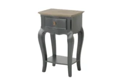 Hellin Tables De Chevet Table De Nuit En Bois 1 Tiroir 1 Tablette
